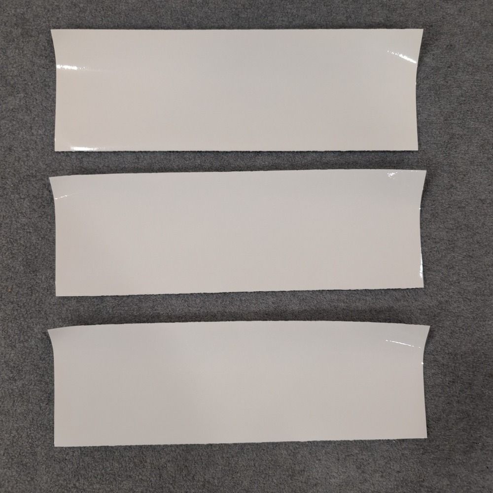 3M‎ Series 2080 Gloss White Vinyl Wrap 12x4" Strips (3 Pack) Decals DIY